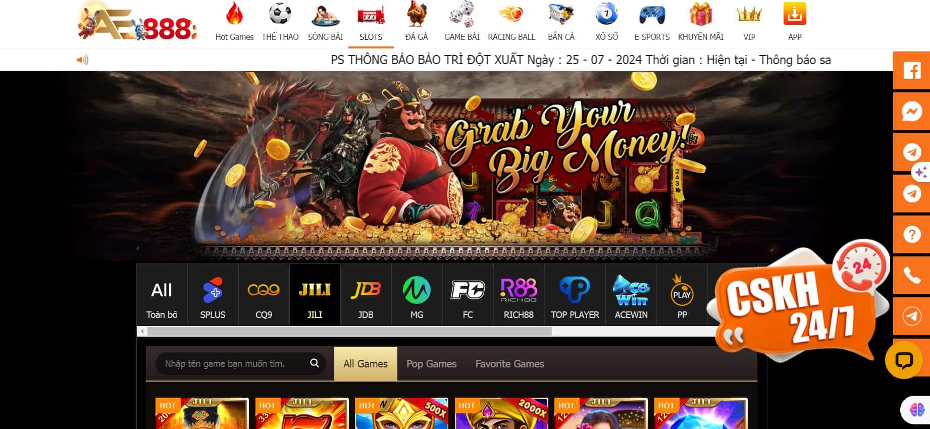 Game Slot Ae888 - Chuyên Mục Giải Trí Top 1 Thị Trường Hiện Nay